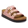 Birkenstock Florida Flex Platform Nubuck - Pink Clay